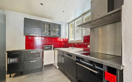 MAISON LOCATIVE DE 3 GARAGES, 3-4 APPARTEMENTS MAISON VILLAGEOISE CONTIGUË AVEC JARDIN ET VUE DEGAGEE